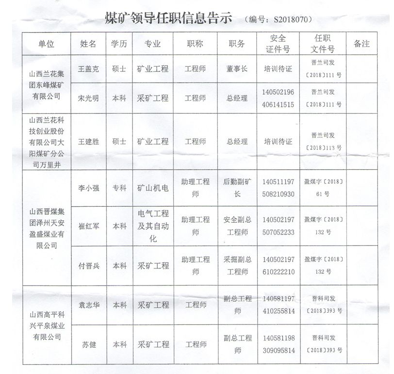 山西晋城煤矿最新消息全面解析